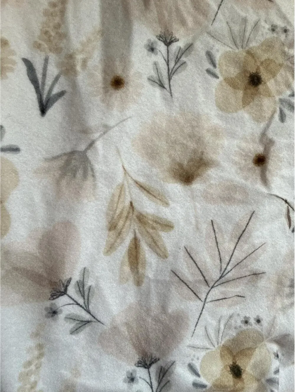 Caden Lane Floral Baby Gown with Wooden Buttons Size 0-3 Months